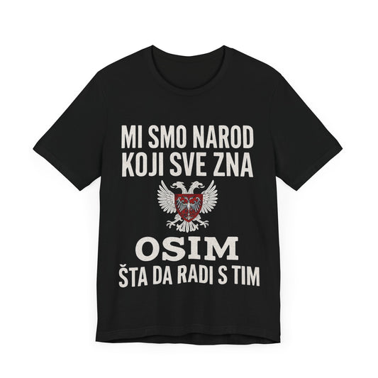 Majica sa Snažnom Porukom – Uniseks Džersi Majica, Za Svaki Dan, Poklon za Prijatelje, Motivacioni Citat, Udobna i Originalna Majica sa Printom